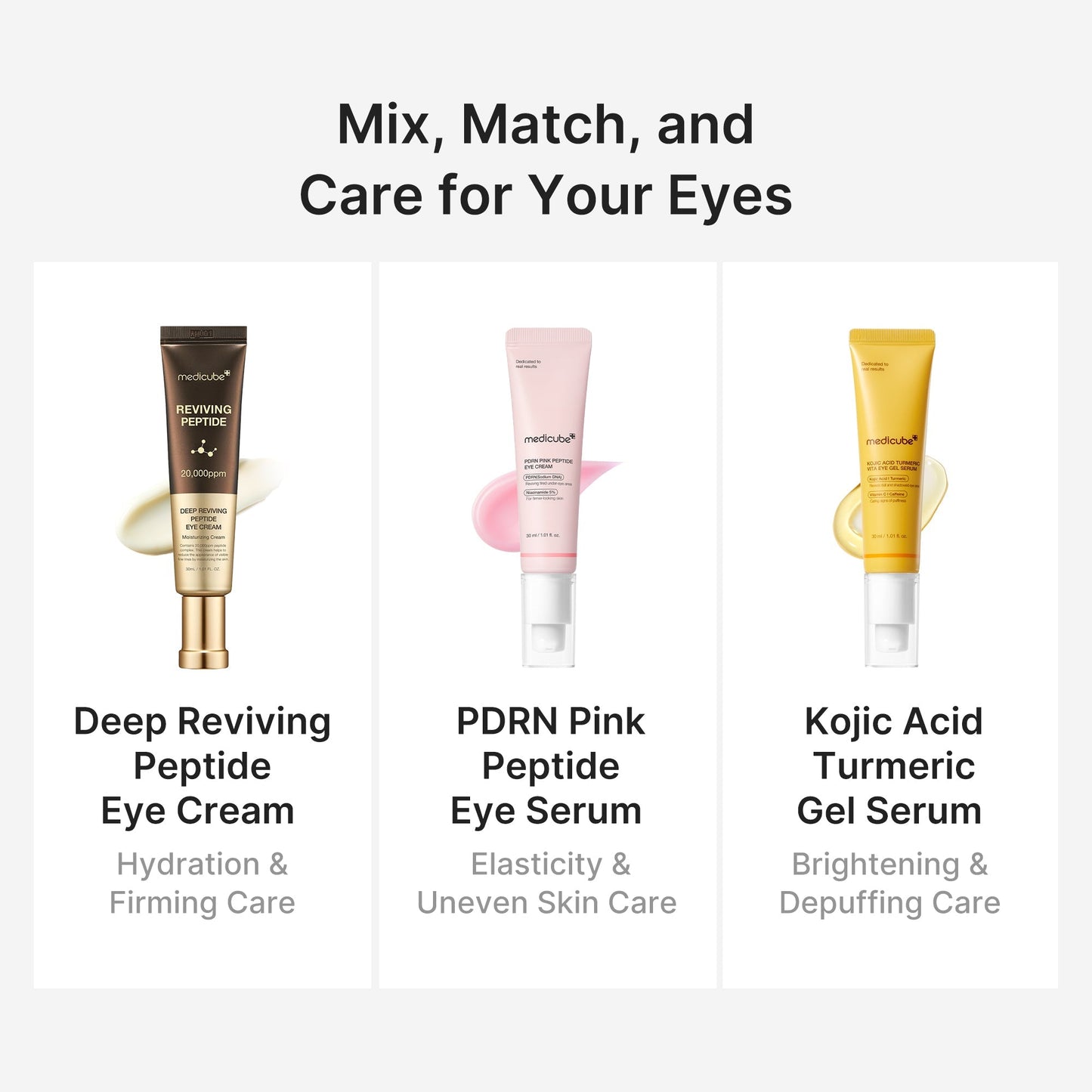 Kojic Acid Tumeric Eye Gel Serum - medicube.us