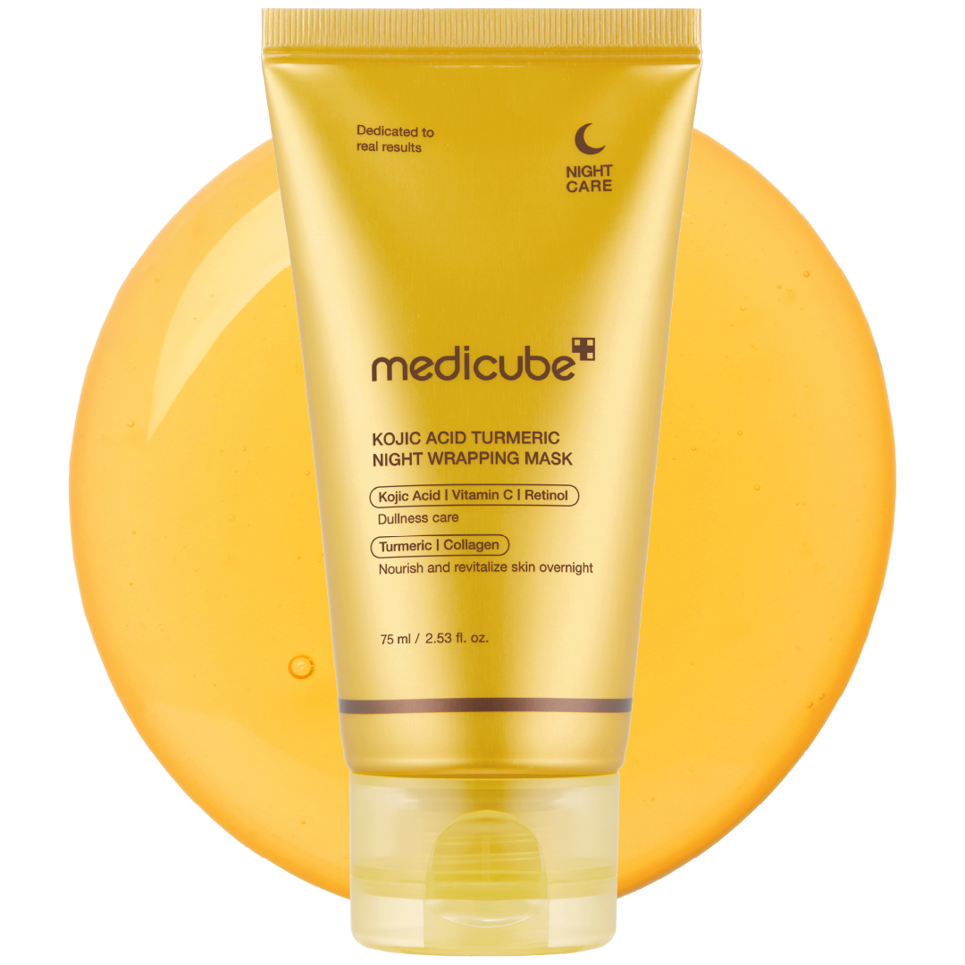 Masque enveloppant de nuit au curcuma à l'acide kojique