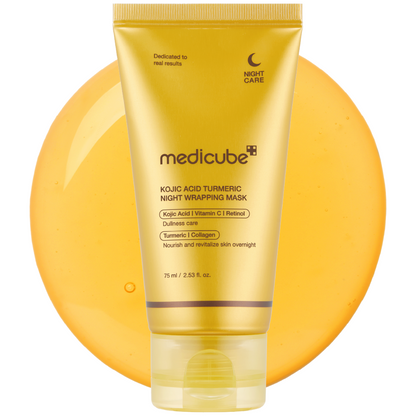 Masque enveloppant de nuit au curcuma à l'acide kojique