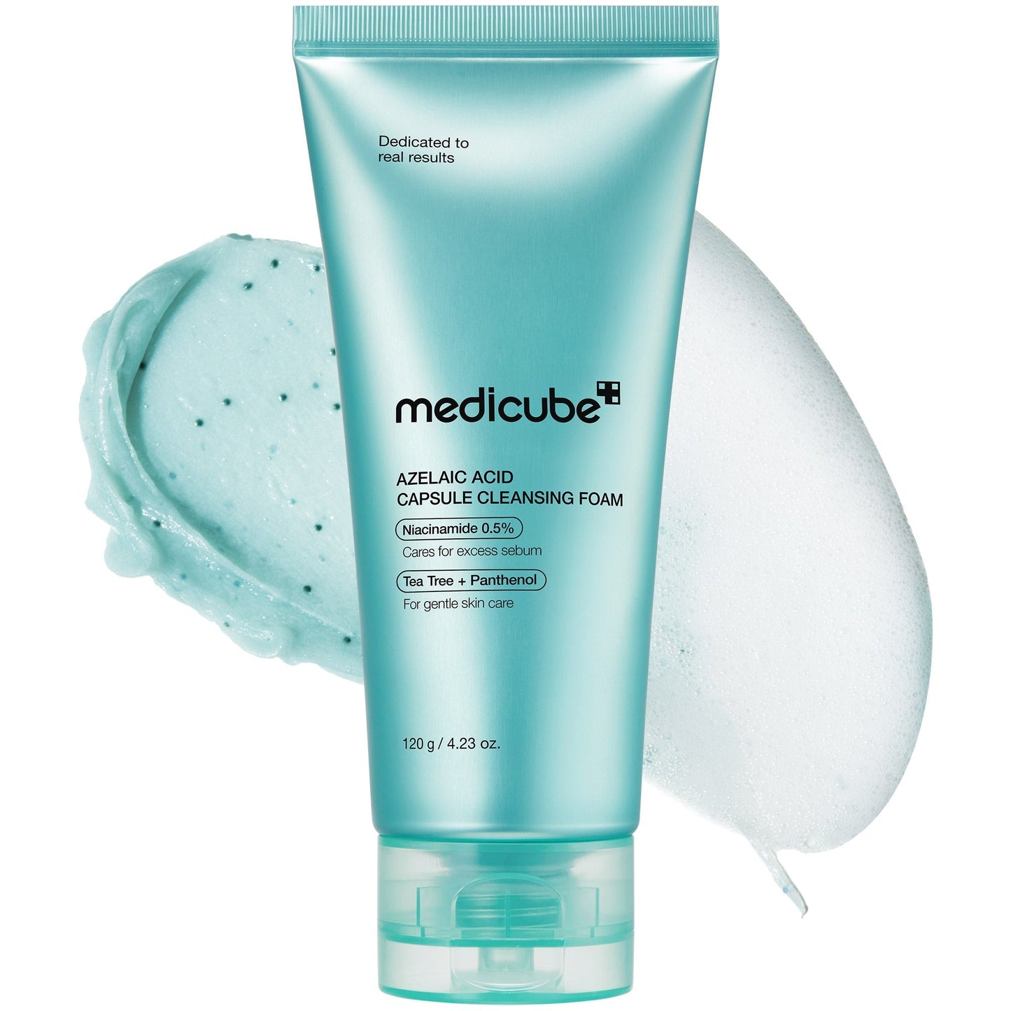 Mousse nettoyante à l'acide succinique rouge