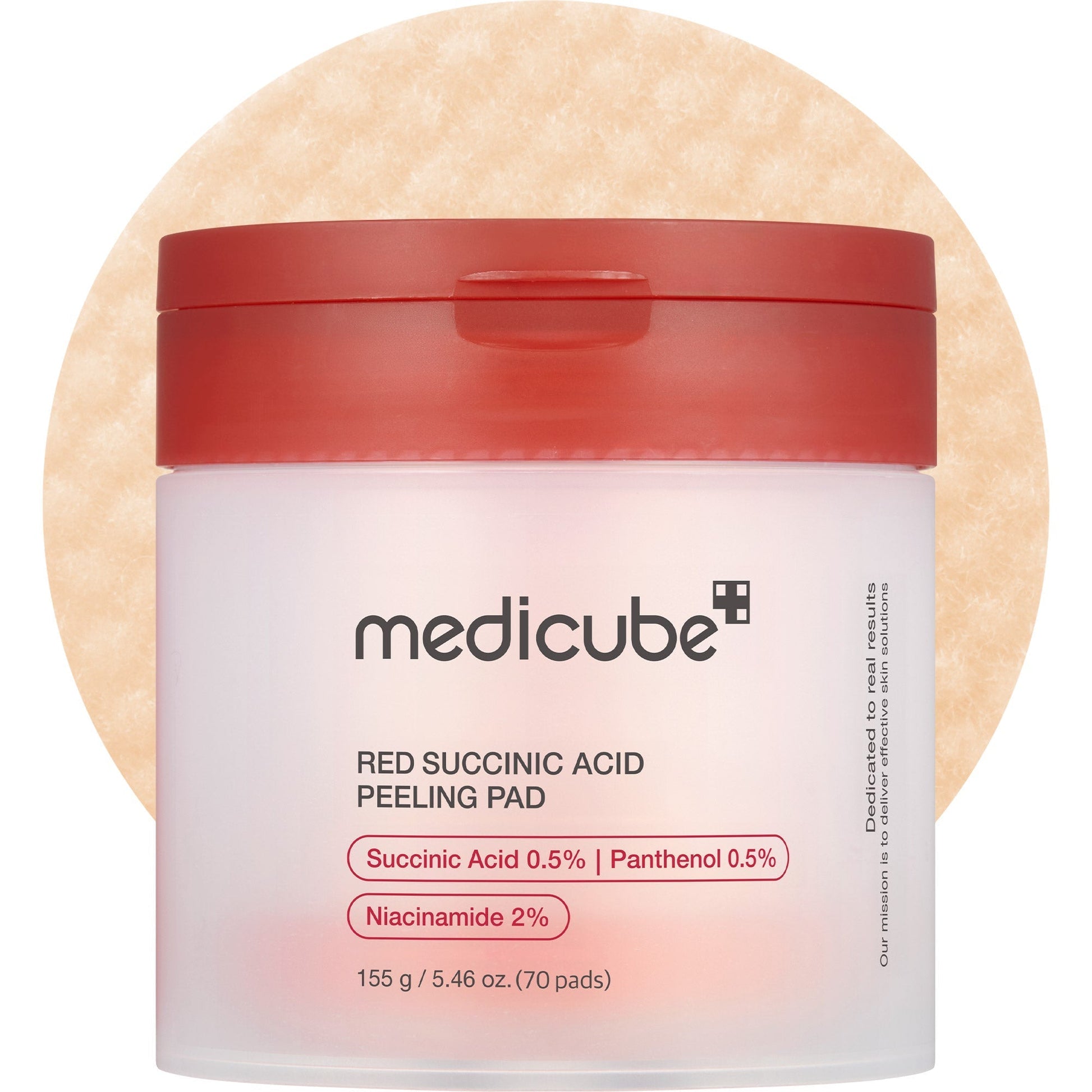 Masque à l'acide succinique rouge
