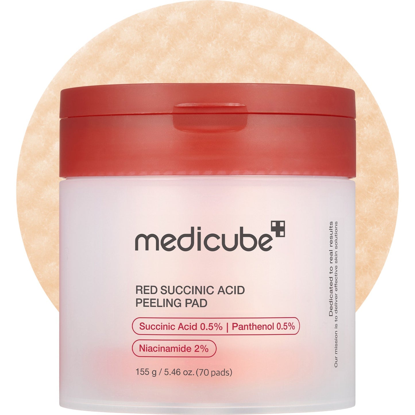 Tonique à l'acide succinique rouge