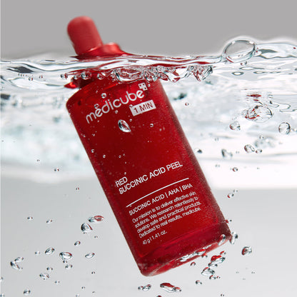 Sérum à l'acide succinique rouge
