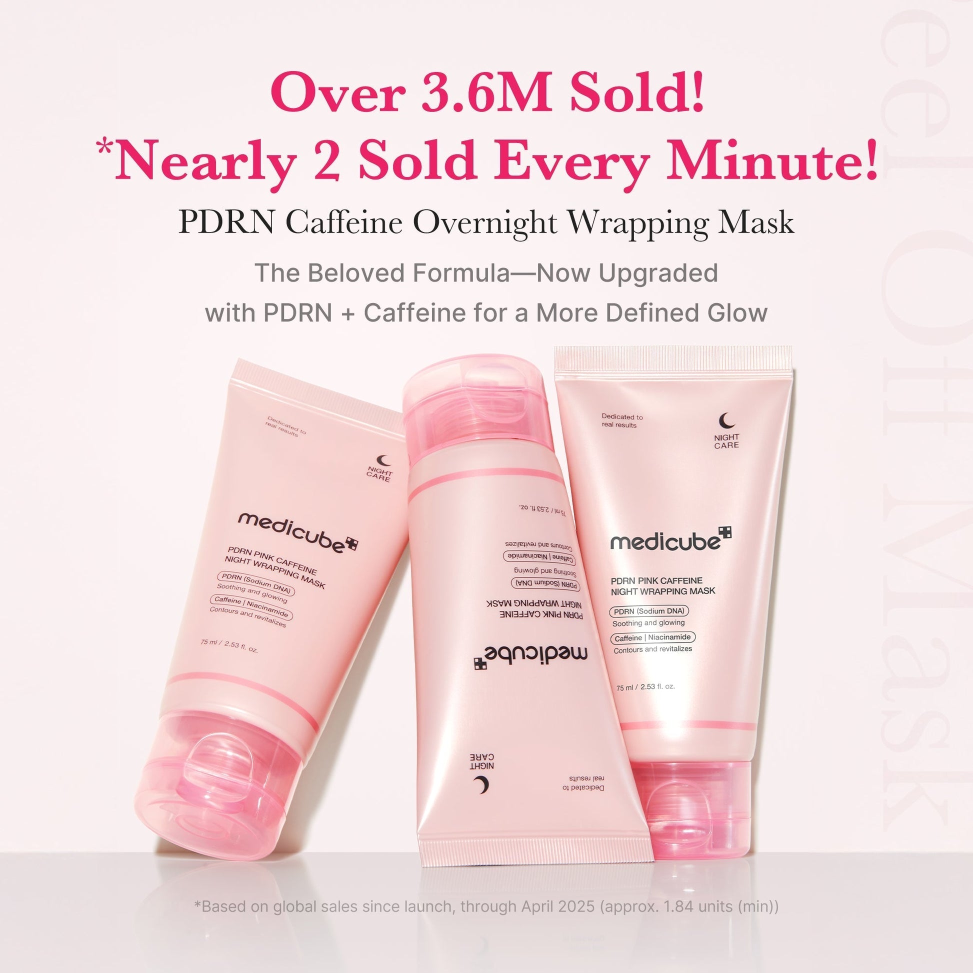PDRN Pink Caffeine Night Wrapping Mask