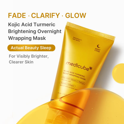 Masque enveloppant de nuit au curcuma à l'acide kojique