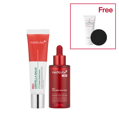 Sérum à l'acide succinique rouge
