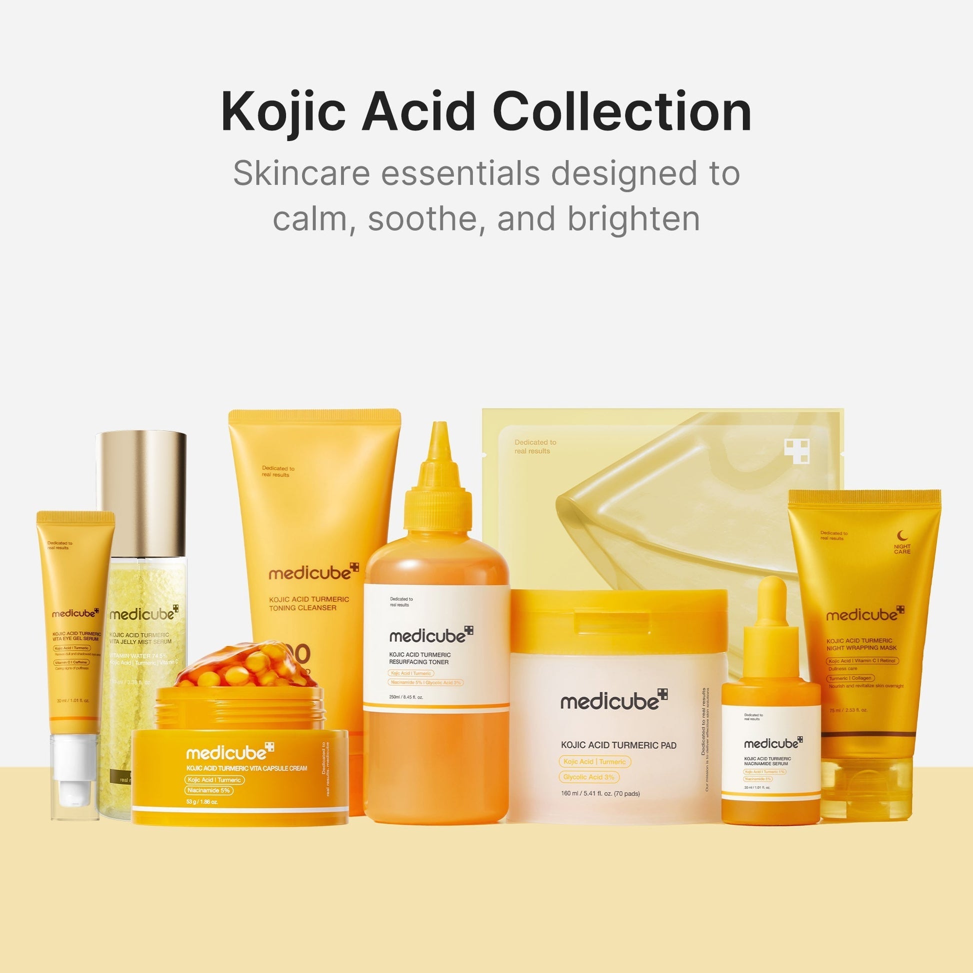 Masque enveloppant de nuit au curcuma à l'acide kojique